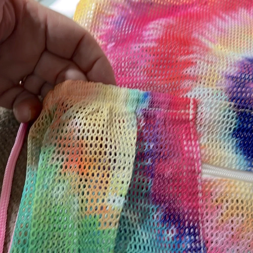TIE DYE Drawstring Ventillated Packable Backpack